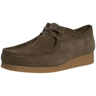 CLARKS Herren Wallabeeevo Derby, Dark Olive SDE, 43 EU