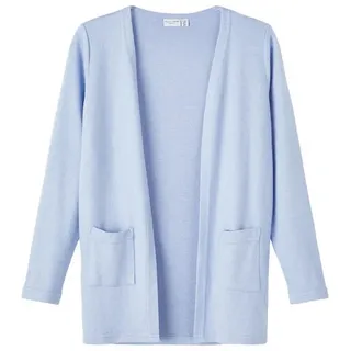 NAME IT Mädchen NKFVICTI LS Knit Card L NOOS Strickjacke, Serenity, 92 cm - 92