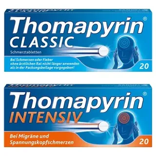 THOMAPYRIN CLASSIC + INTENSIV - DOPPELPACK 2X20 St