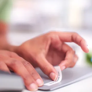 Dymo D1 schwarz auf weiß 1,2cm x 7m (45013)