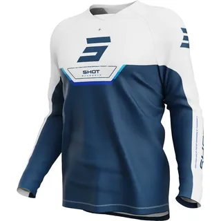 Shot Draw Daytona Langarm-trikot - Blue - 4-5 Jahre