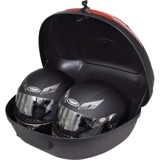 vidaXL Motorrad-Topcase 72 l Schwarz
