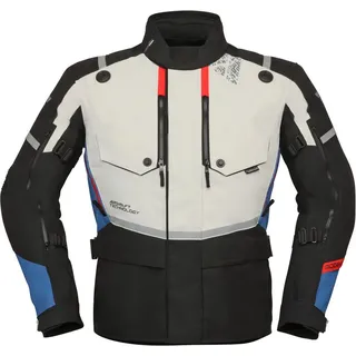 Modeka Trohn Textiljacke wasserdicht - Schwarz/Weiß/Blau - XL