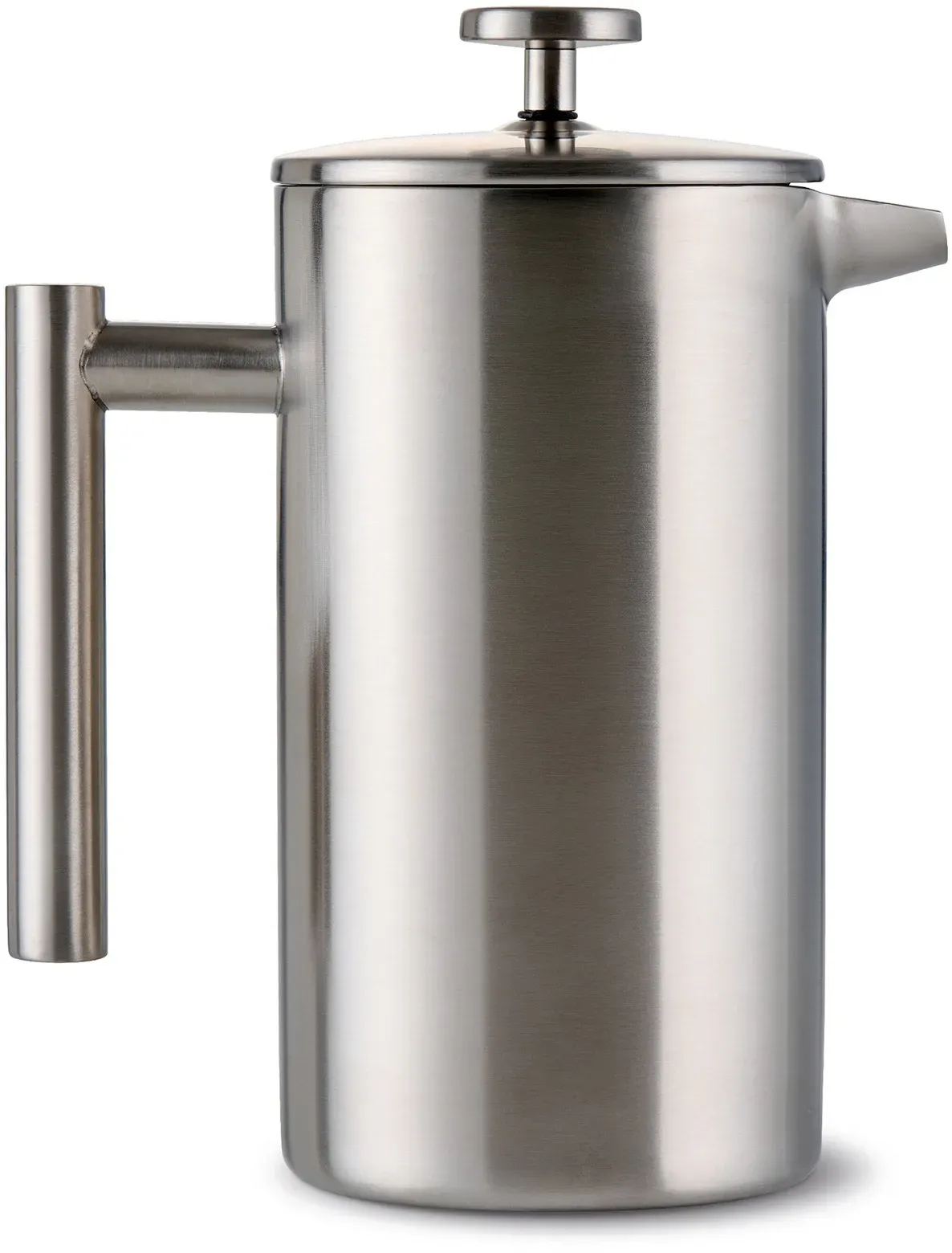 Tchibo - Siebstempelkanne 900 ml - silber