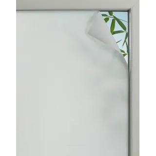 GARDINIA Fensterfolie Textile 75, Selbsthaftend, zuschneidbar, Lichtdurchlässig, Haftet statisch ohne Kleber, 67,5 x 150 cm