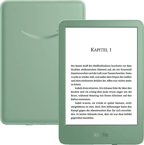 KINDLE - Der neue Kindle (2024), mit Werbung, 16 GB E-Book-Reader Matcha