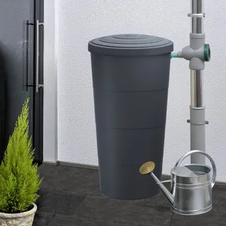 Prosperplast Smooth Regentonne 200 l anthrazit