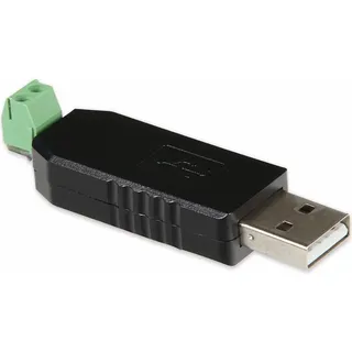 Joy-It Wandler (USB/RS485) Raspberry Pi®, Arduino [1x USB 2.0 Stecker A - 1x 2-Draht-Leitung] Schwarz