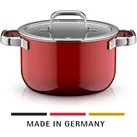 Fusiontec Mineral Pro, Kochtopf mit Deckel, 20 cm, Passion Red