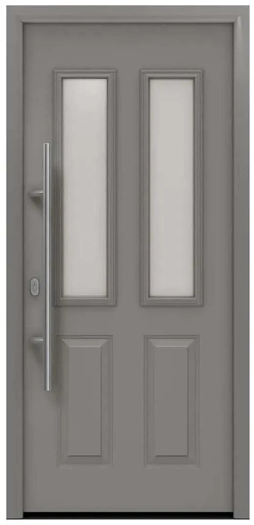 Hörmann Ecostar Haustür "ISOPRO IP 410S",graualuminium matt (RAL 9007),110 x 210 cm (B x H)