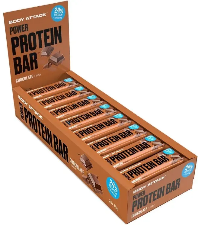 Body Attack - Power Protein Bar - 24 x 35g KartonCocos