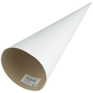 Rayher 7134300 Schultütenrohling weiß, 35 cm