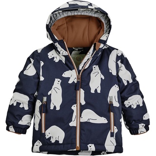 first instinct by killtec unisex Skijacke wasserdicht/Funktionsjacke mit Kapuze und Schneefang FISW 30 MNS SKI JCKT, dunkelblau, 86, 39907-000