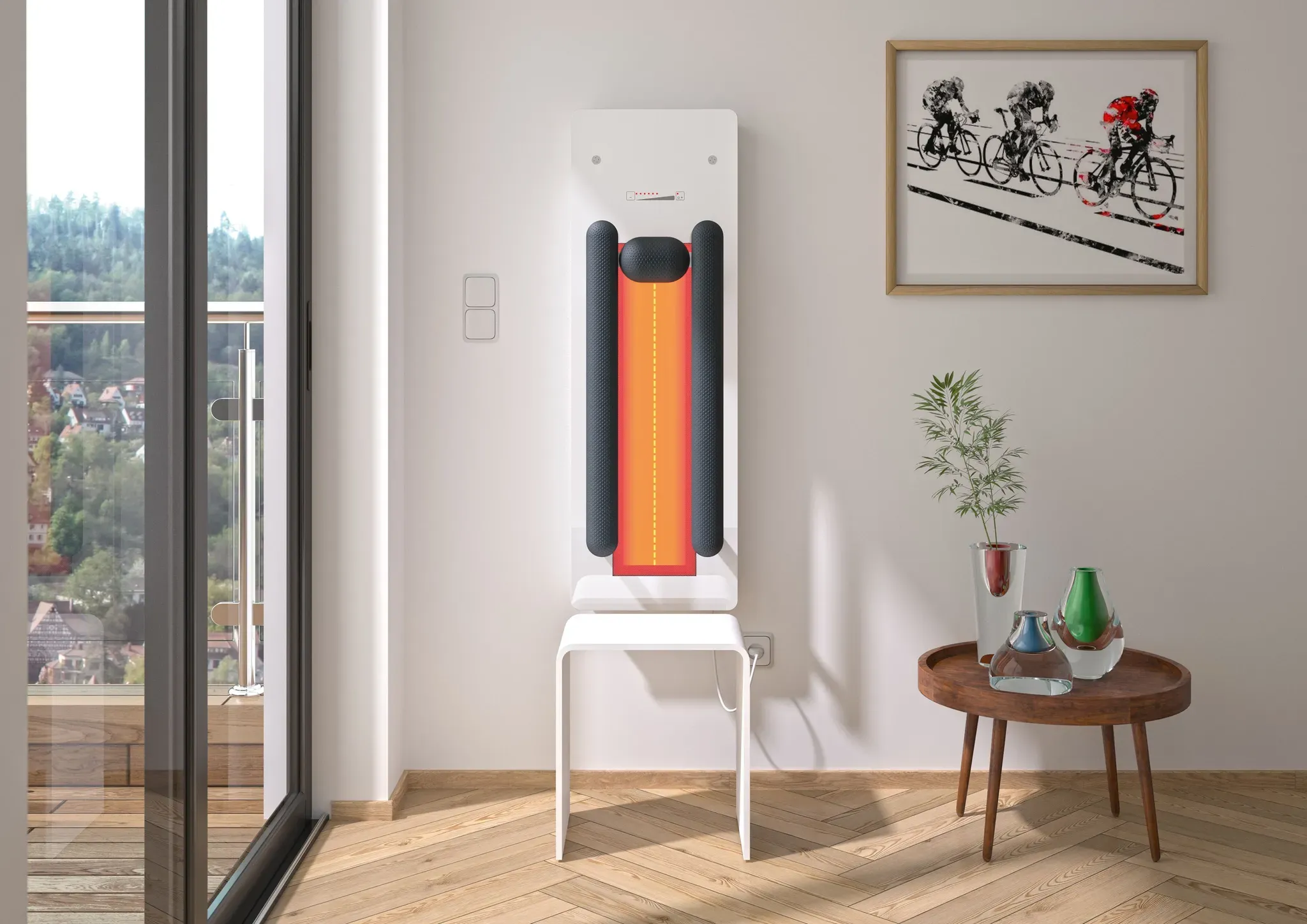 repaBAD Infrarotpaneel „Malaga“ 37 × 110 cm in Obscure