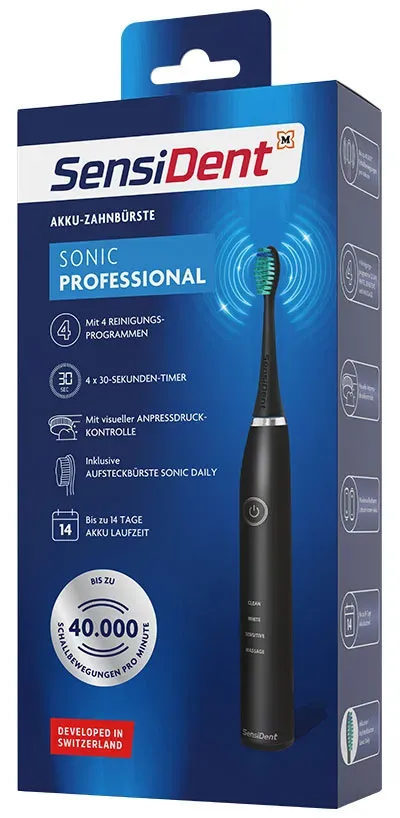 SensiDent Elektrische Zahnbürste Sonic Professional