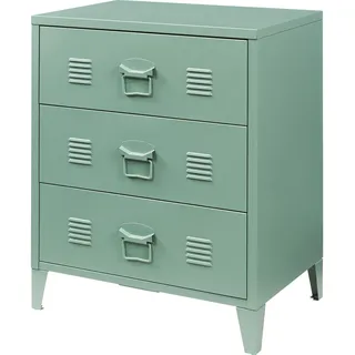 [en.casa] Hämeenlinna Schubladenschrank 60 x 40 x 72 cm Mattgrün