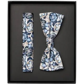 Venti Fliege und Einstecktuch in Blau | Gr.: onesize