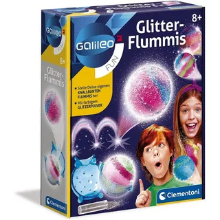CLEMENTONI Glitter-Flummis (Experimentierkasten)