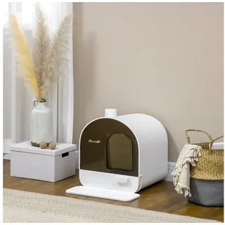 PawHut Katzentoilette mit Deckel,