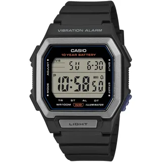 Casio W-738H Digital 10 BAR Schwarz 1AVEF
