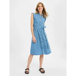 More & More Jeanskleid A-Linien blau 46