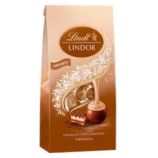 Lindt Pralinen Lindor Tiramisu, 137g, 10 Kugeln