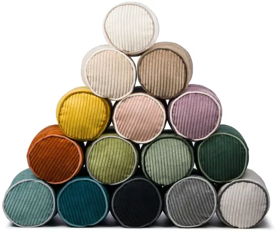 Gözze Cord Kissenrolle Anafi 40 x 20 cm - Mehrere Farben (Farbe: Altrosa)