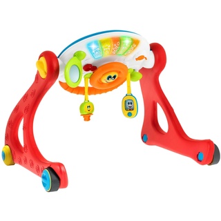 Chicco Grow and Walk 4in1 Baby Aktivitäts Spielzeug und Lauflernhilfe, Lernspielzeug mit manuellen Aktivitäten, Lichtern und Geräuschen, Abnehmbares Elektronisches Panel - Baby Spielzeug 3-36 Monate