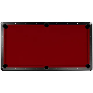 Championship Saturn II Billardtuch, Billardtisch-Filz, Burgunderrot, 2,1 m