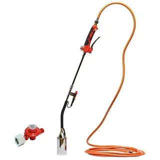 Rothenberger Industrial 2teiliger Anwärmbrenner Piezo inkl. 5 m Propangasschlauch & Propan Konstantregler 4 bar - 1500005080