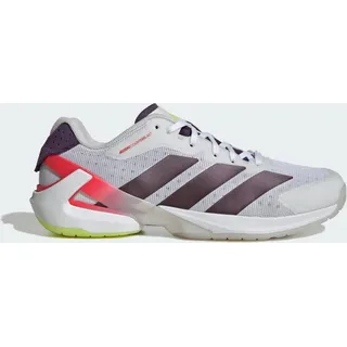 Adizero Counterblast Hallenschuh - Cloud White / Aurora Met. / Aurora Plum - 40 2/3
