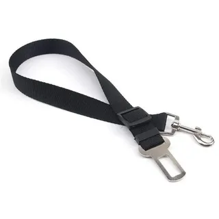 EROSPA® Universal Auto KFZ Hunde-Sicherheitsgurt - Anschnallgurt - Verstellbar (Schwarz)