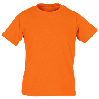B&C T-Shirt #E150 Kids, orange, 3/4