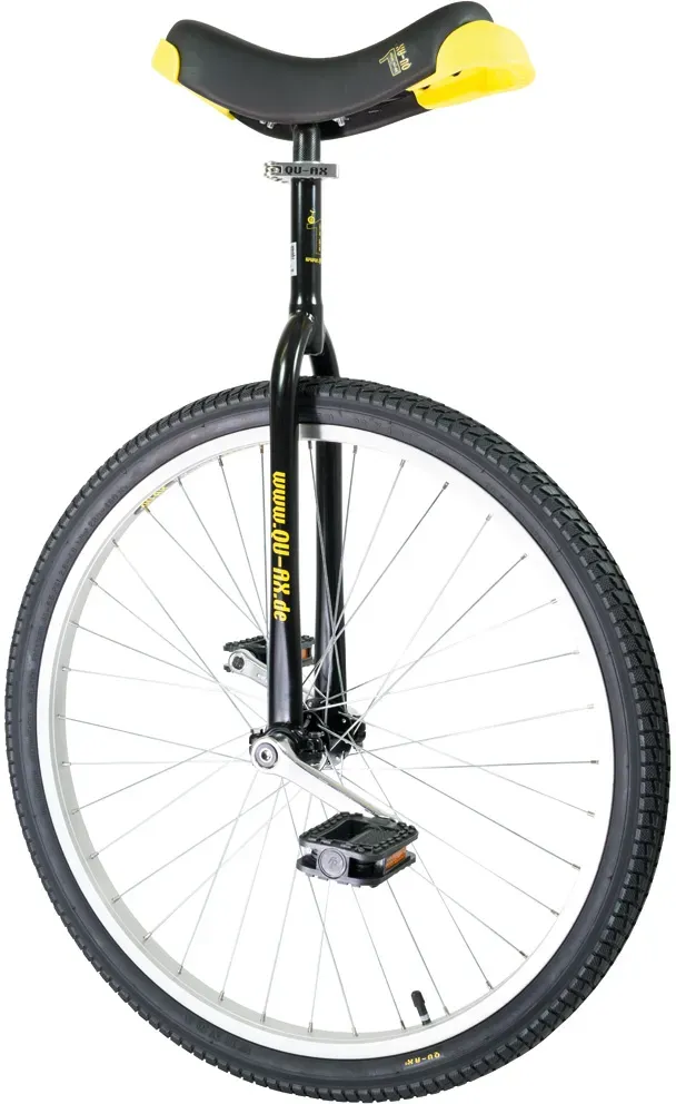 QU-AX Einrad Luxus 26" schwarz (1006)