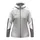 Kapuzenjacke Damen hellgrau/weiß/grau L