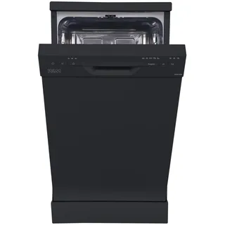PKM GSP9-4EB Geschirrspüler (freistehend, 448 mm breit, Schwarz)
