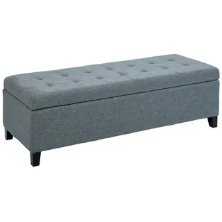 Homcom Sitzbank Grau 125 x 49 x 41,5 cm