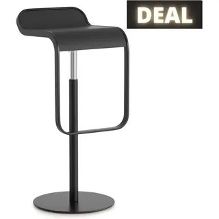 lapalma LEM S80 Barhocker | Sitz Laminat Fenix schwarz | Gestell schwarz | Gasfeder chrom