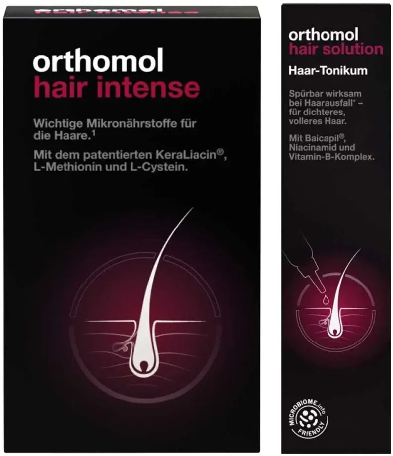 Orthomol Hair Solution Tonikum + Orthomol Hair Intense Kapseln