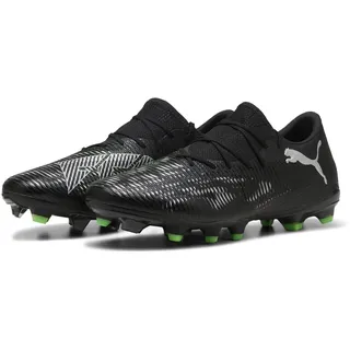 Low FG/AG Fussballschuh, Black Silver-Fluo Green, 46.5 EU