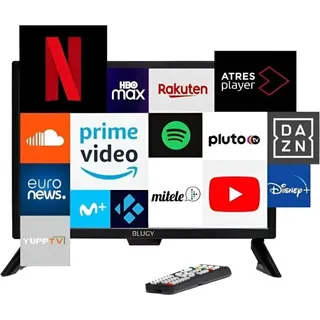 blugy Smart 23.8 Led Hd Fernseher 1920x1080 Pixel 12v - Black - One Size