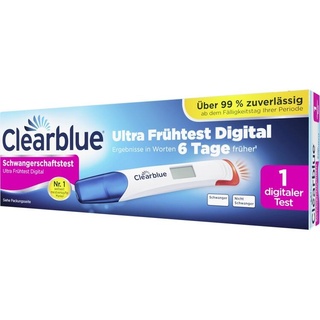 WICK Clearblue Schwangerschaftstest Ultra Frühtest Digital