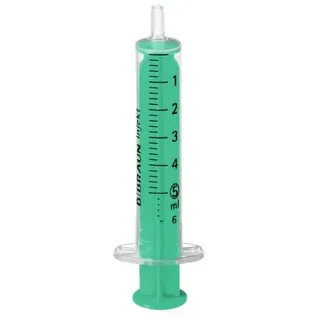 B. Braun Injekt® Solo Einmalspritze mit Luer-Ansatz, exzentrisch 5 ml