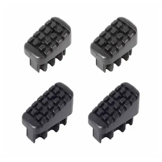 HAILO 991-5311 Fußkappen je 2x 35x20/43x20 bis Baujahr 01/2015, schwarz (4er Pack)