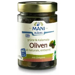 Mani Grüne & Kalamata Oliven al naturale bio