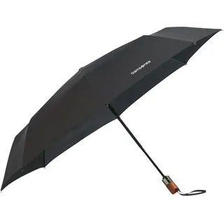 Samsonite Regenschirm Wood Classic S 3 Sect. Auto O / C Short Black