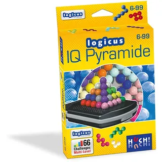 HUCH! | IQ-Pyramide | Knobelspiele für Kinder ab 6 | Geschenke | Geschenktüten | Konzentrationsspiele | Brainteaser | Logikspiele für unterwegs | für 1 Spieler ab 6 Jahren