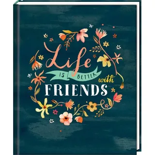 Coppenrath Verlag Freundebuch - Handlettering - Life is better with friends