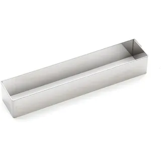 DE BUYER Rect Ring, Edelstahl, Silber, 16 x 3.2 x 2.5 cm