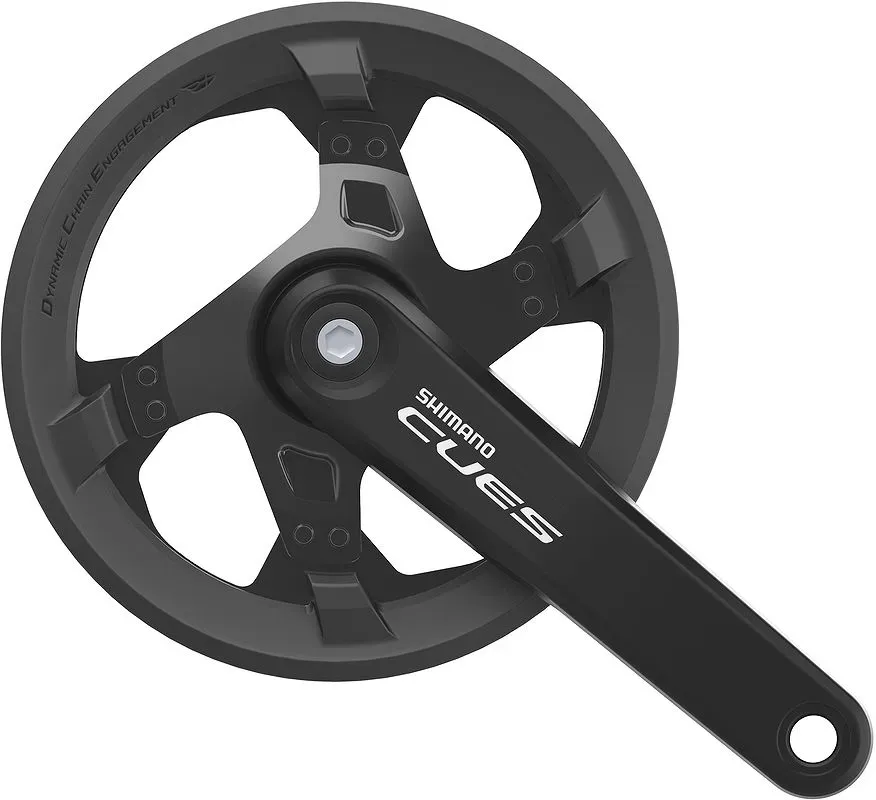 Shimano Kettenradgarnitur Cues FCU40001 4-kant 42 Zähne schwarz 175 mm EFCU40001...